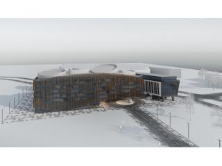 СКОЛКОВО ПРЕПОДАВАТЕЛЬСКИЙ КВАРТАЛ ЦЕНТРАЛЬНАЯ ЗОНА Z1 МОСКВА. Эскизные предложения реконструкции гостиницы. Вариант 3