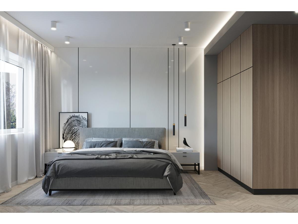 Дизайн-проект интерьера квартиры white ЖК Клевер Парк 3