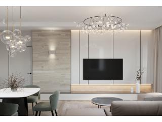 Дизайн-проект интерьера квартиры white ЖК Клевер Парк