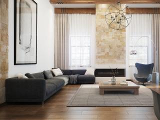 Дизайн-проект интерьера жилого дома г. Зречный